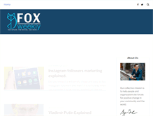 Tablet Screenshot of foxweekly.com